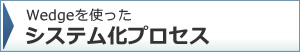 wedgeを使ったシステム化プロセス